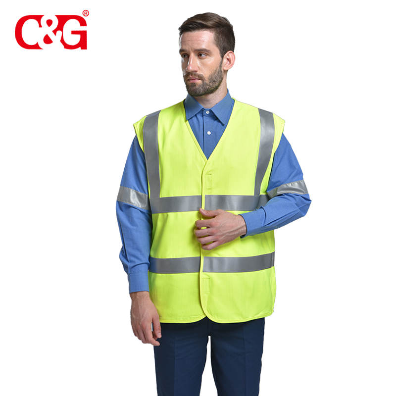 hi-visibility safety vest flame retardant clothing