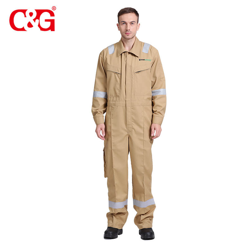 Aramid khaki coverall