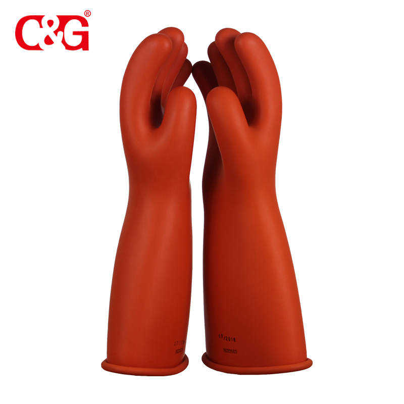 Windproof insulated electrical protection rubber safety gloves